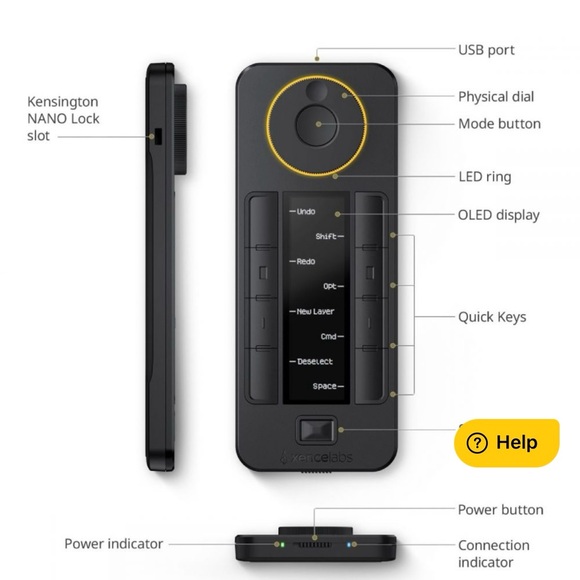 Xencelabs Quick Keys, 2 Pens and 10 Nibs and pen tablet Xencelabs. - Picture 8 of 12